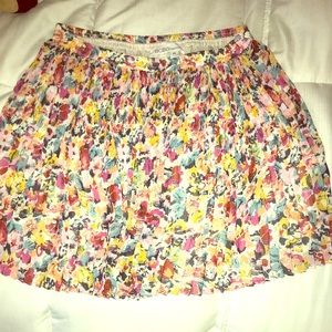 Ruffle multi color BCBG skirt
